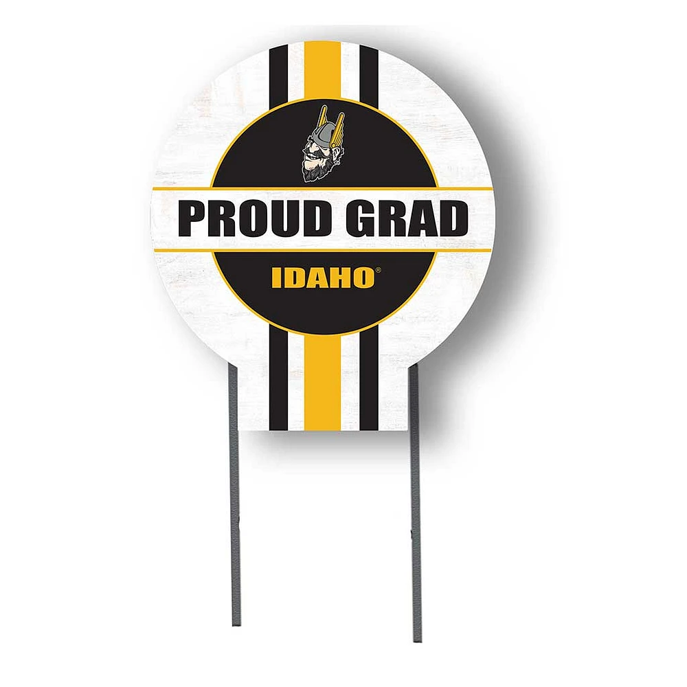 Idaho Vandals Proud Grad 20" x 20" Circle Yard Sign with Stakes