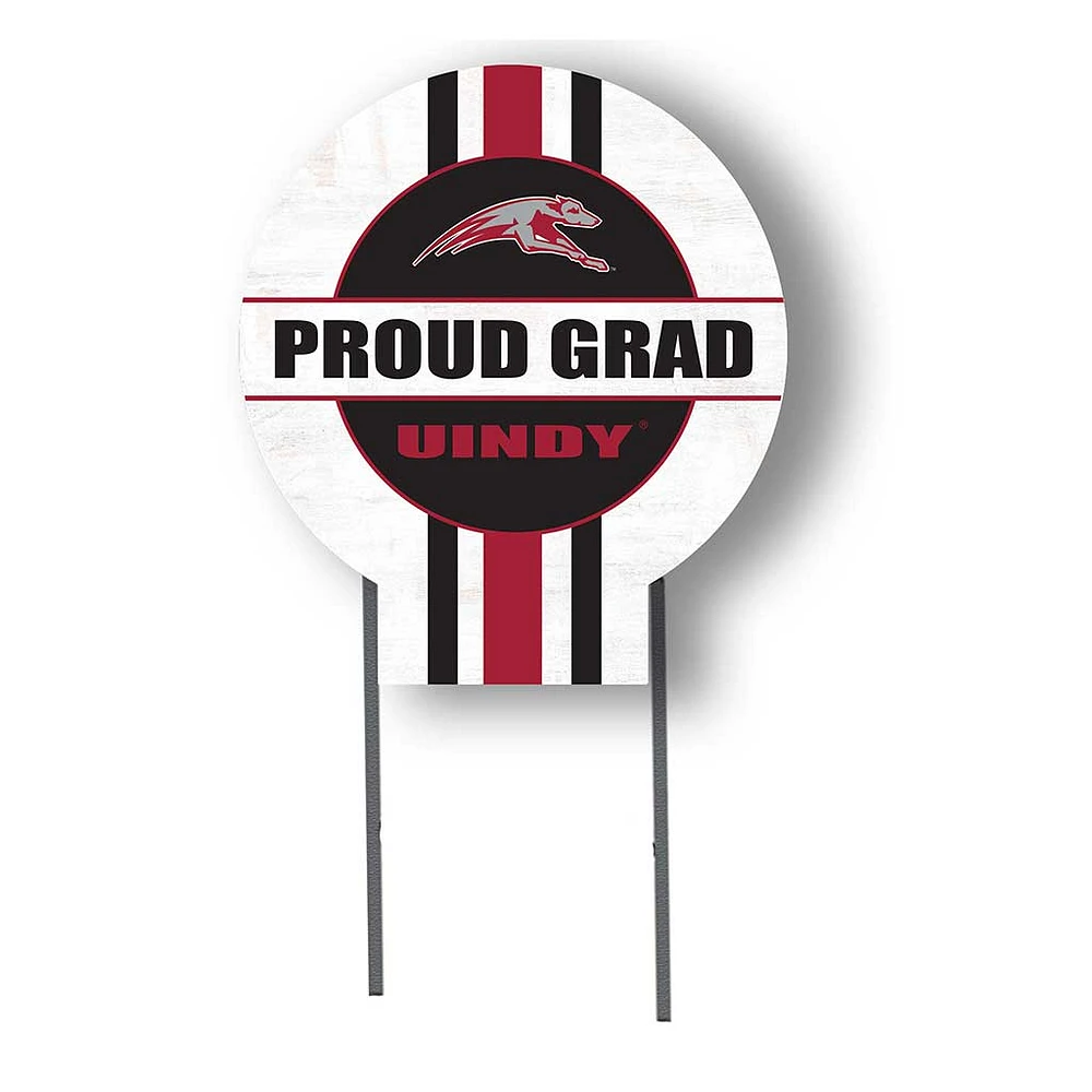Indianapolis Greyhounds Proud Grad 20" x 20" Circle Yard Sign with Stakes