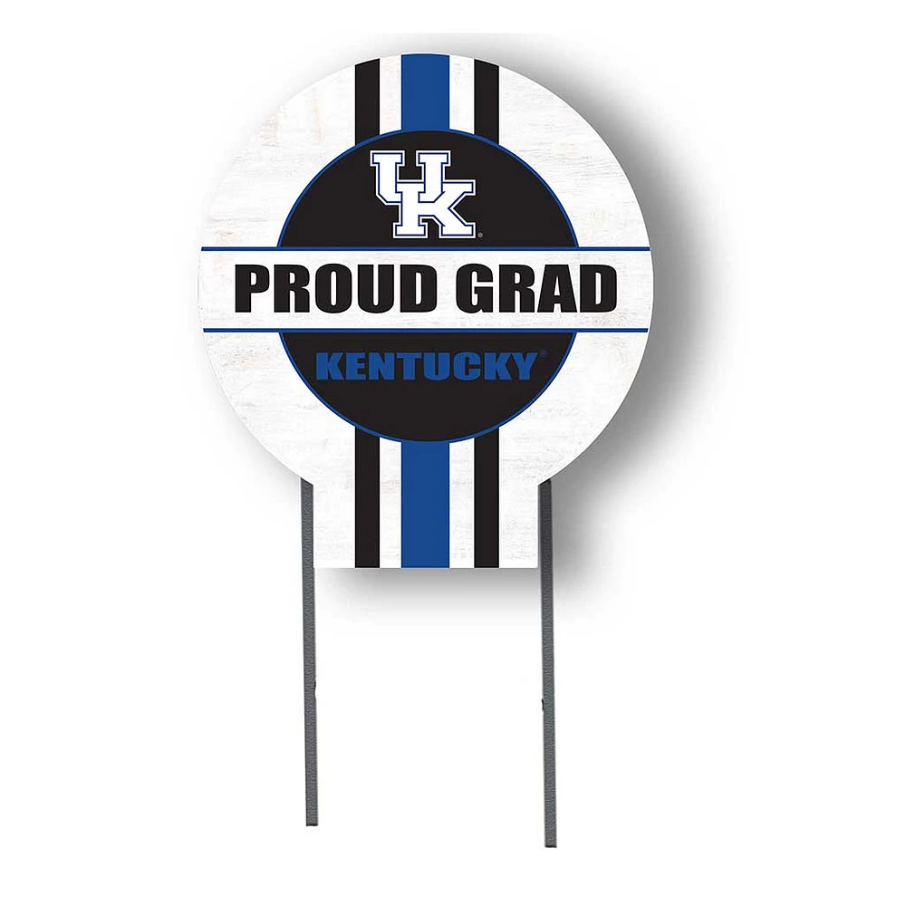 Kentucky Wildcats Proud Grad 20" x 20" Circle Yard Sign with Stakes