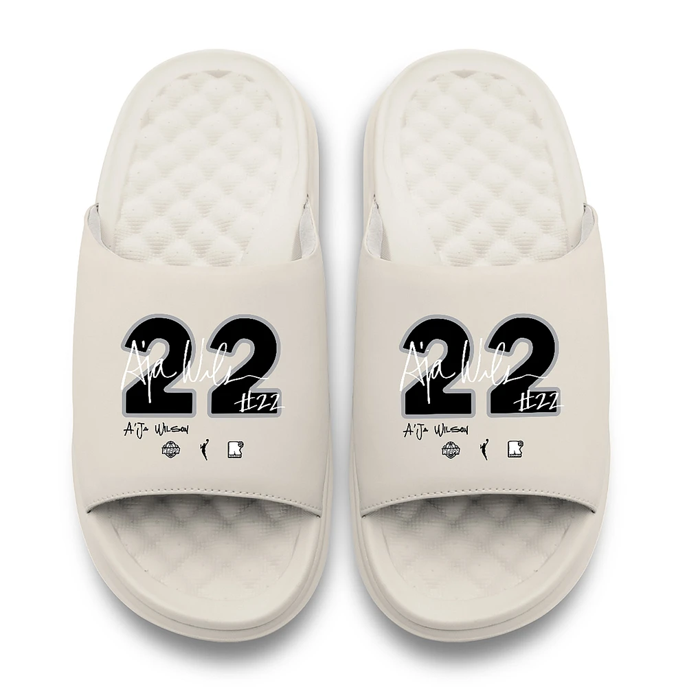 Unisex ISlide A'ja Wilson Las Vegas Aces Round 21 Motive Slide Sandals
