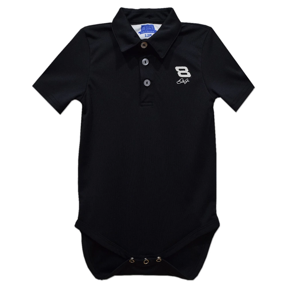 Infant Vive La Fete Black Dale Earnhardt Jr. Polo Bodysuit