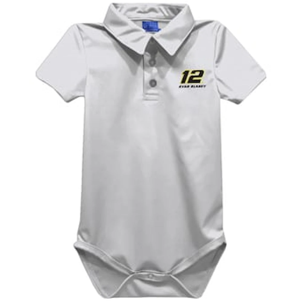 Infant Vive La Fete White Ryan Blaney Polo Bodysuit