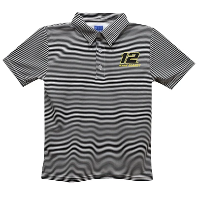 Toddler Vive La Fete Black Ryan Blaney Pencil Stripe Polo