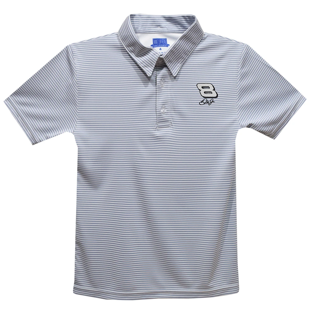 Youth Vive La Fete Dale Earnhardt Jr. Pencil Stripe Polo