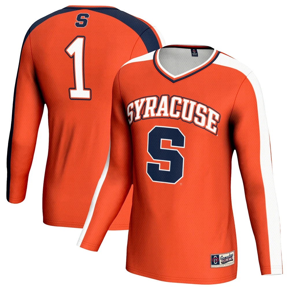 Unisex GameDay Greats Orange Syracuse Women's Volleyball Lightweight Fashion Jersey