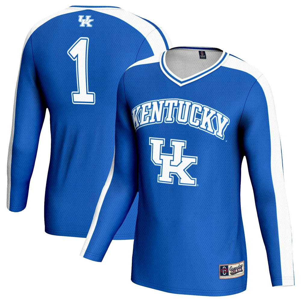 Youth GameDay Greats Royal Kentucky Wildcats Women's Volleyball Lightweight Fashion Jersey