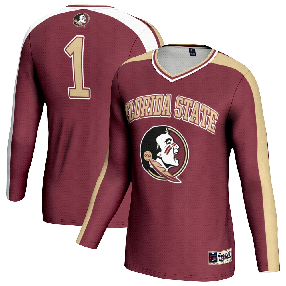 Youth GameDay Greats Garnet Florida State Seminoles Women's Volleyball Lightweight Fashion Jersey