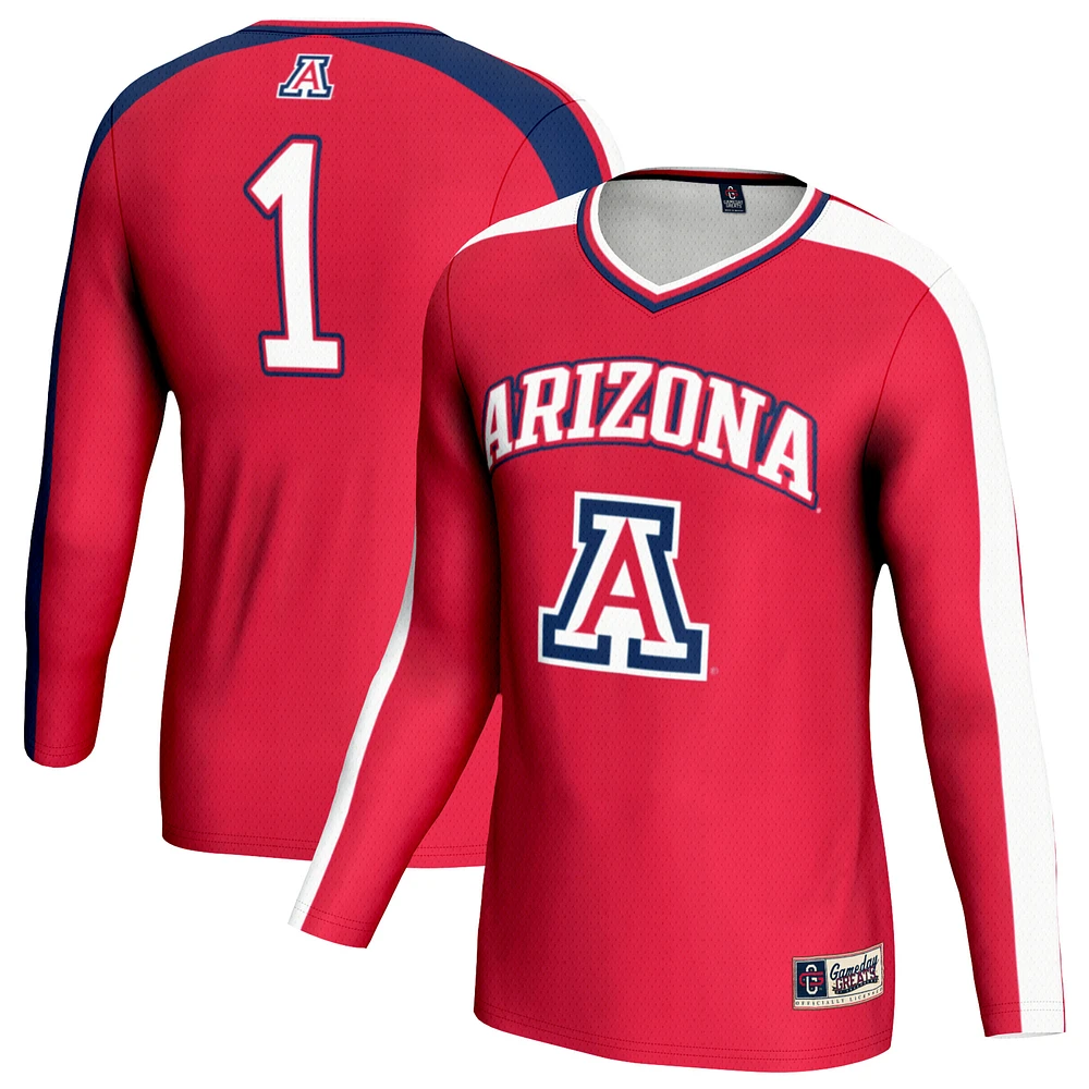 Youth GameDay Greats Red Arizona Wildcats Women's Volleyball Lightweight Fashion Jersey