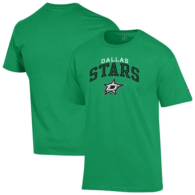Men's Champion Kelly Green Dallas Stars Primary Logo T-Shirt