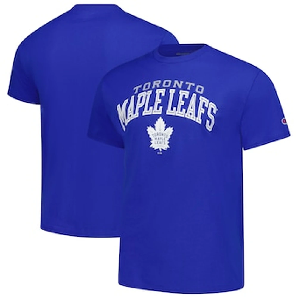 Men's Champion Blue Toronto Maple Leafs Primary Logo T-Shirt