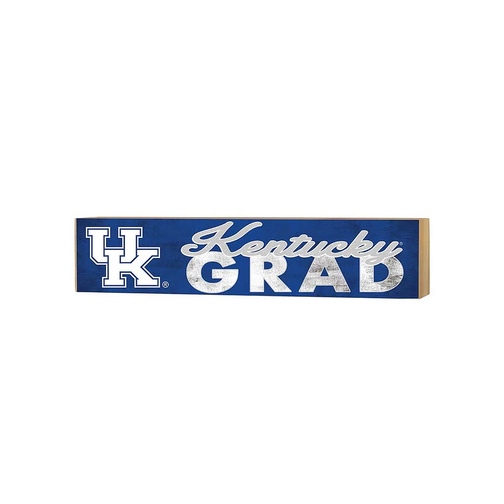 Kentucky Wildcats 3" x 13" Grad Block Sign