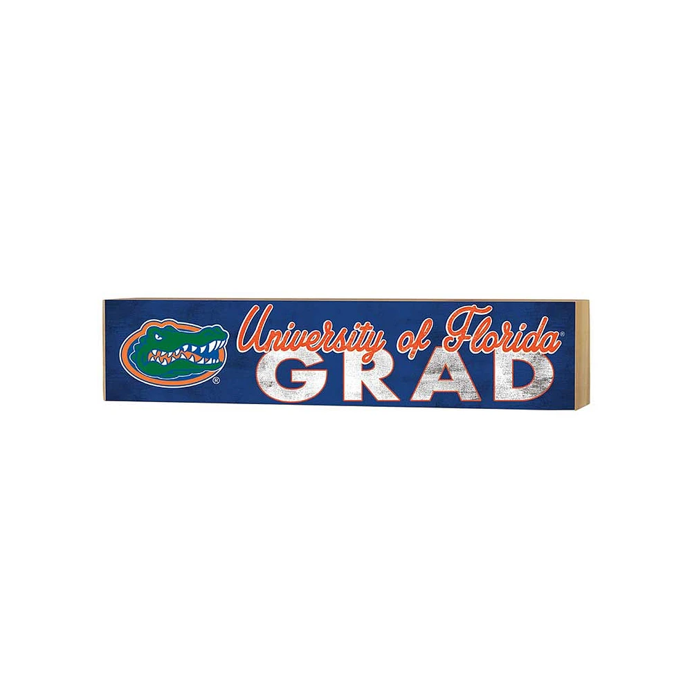 Florida Gators 3" x 13" Grad Block Sign