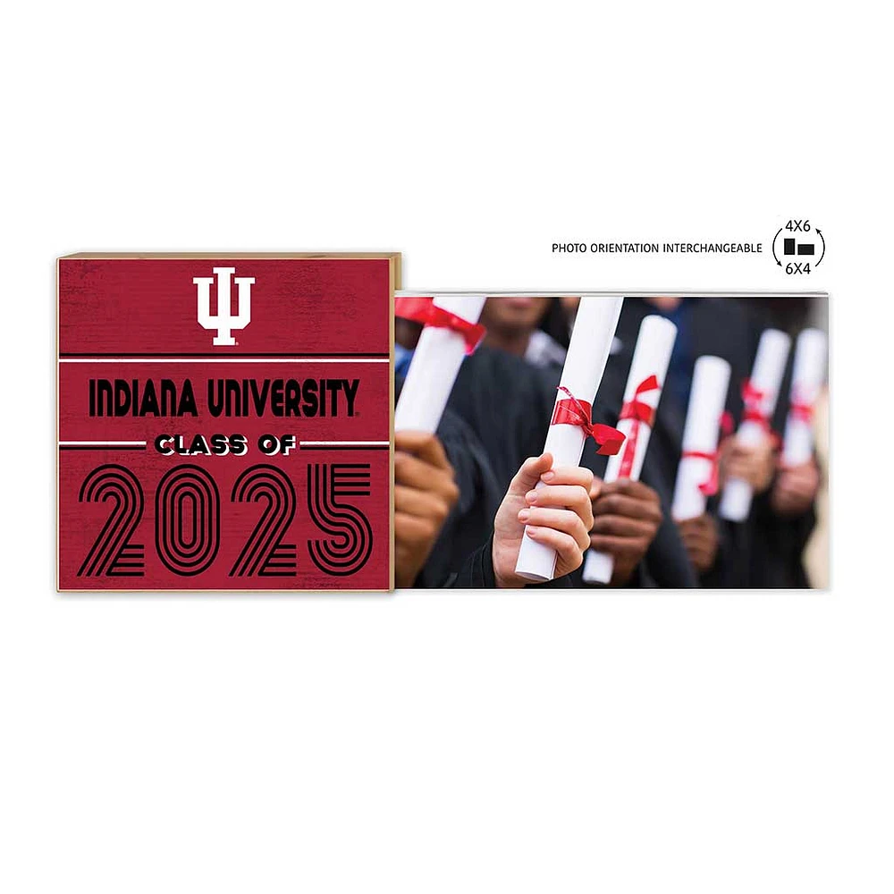 Indiana Hoosiers 5" x 10.5" Class of 2025 Floating Frame