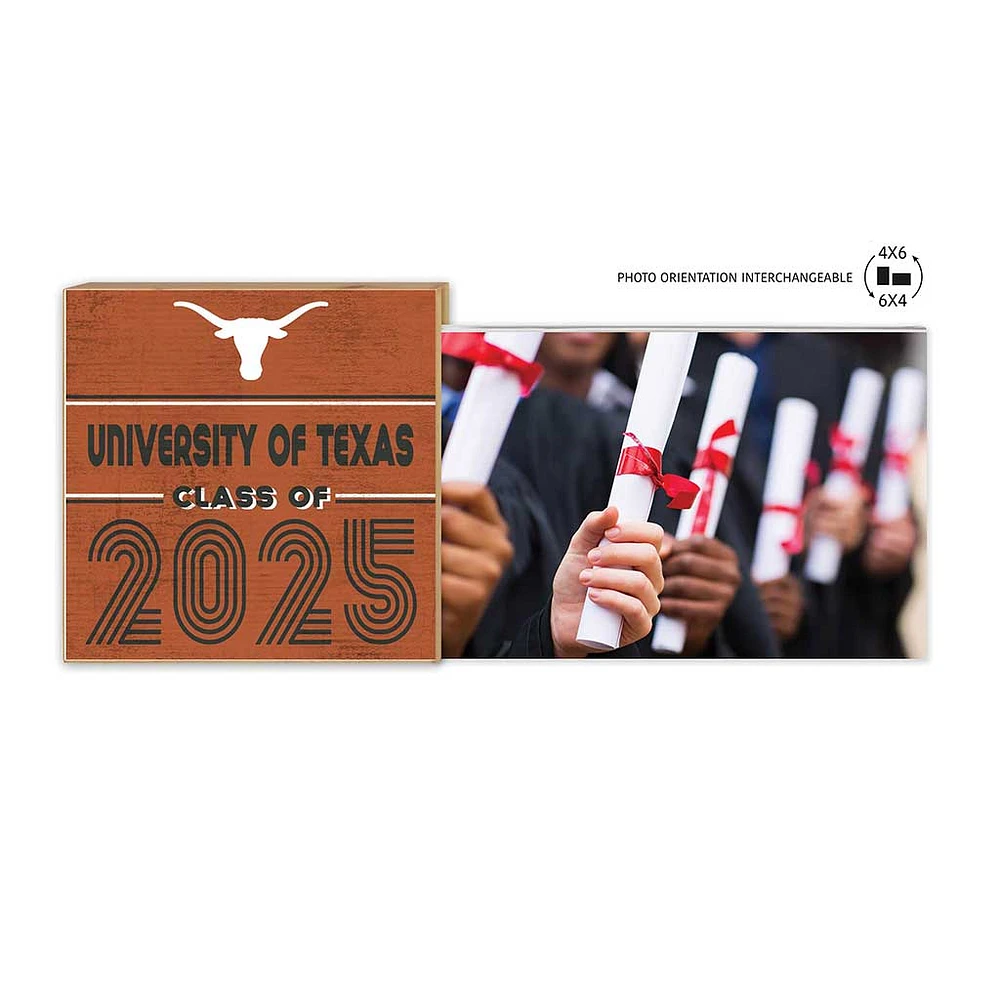 Texas Longhorns 5" x 10.5" Class of 2025 Floating Frame