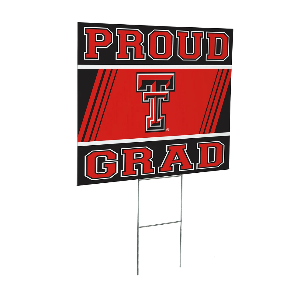 Texas Tech Red Raiders 24" x 18" Graduation Outdoor Yard Sign
