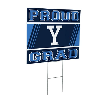 Yale Bulldogs 24" x 18" Graduation Outdoor Yard Sign