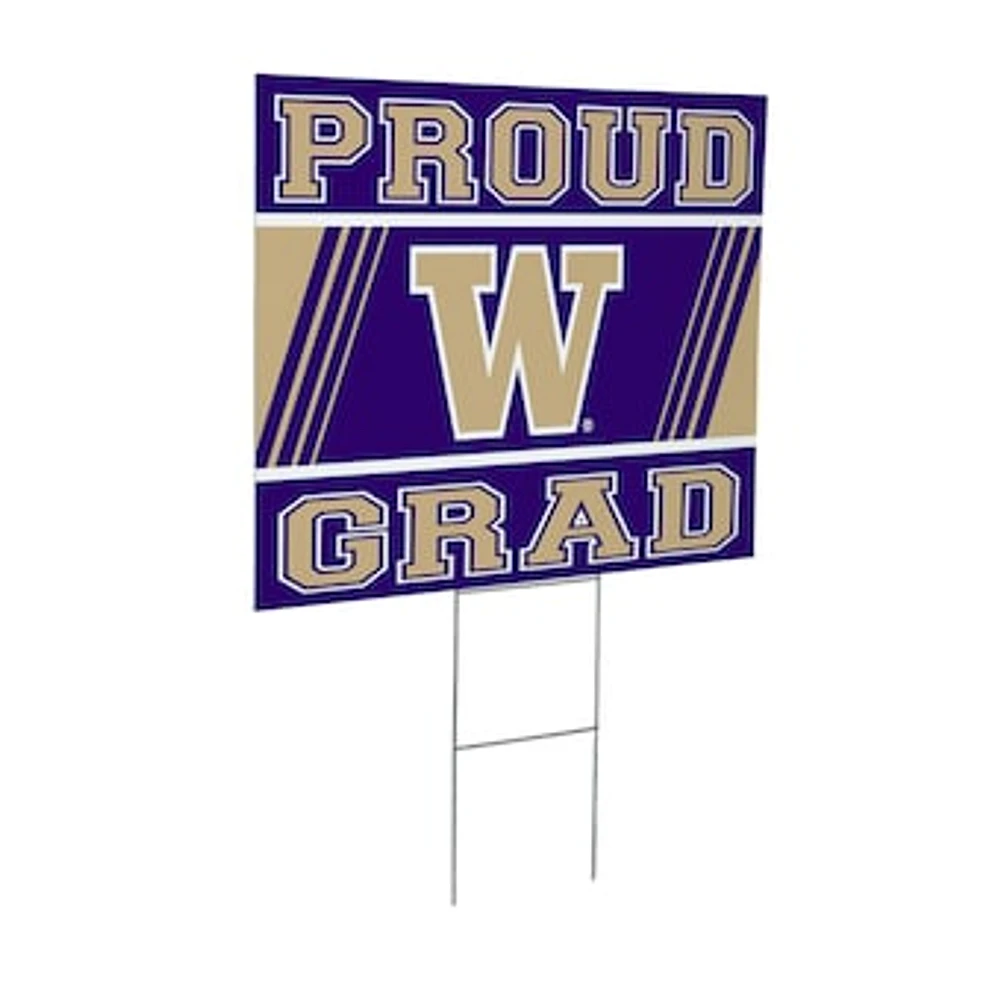 Washington Huskies 24" x 18" Graduation Outdoor Yard Sign