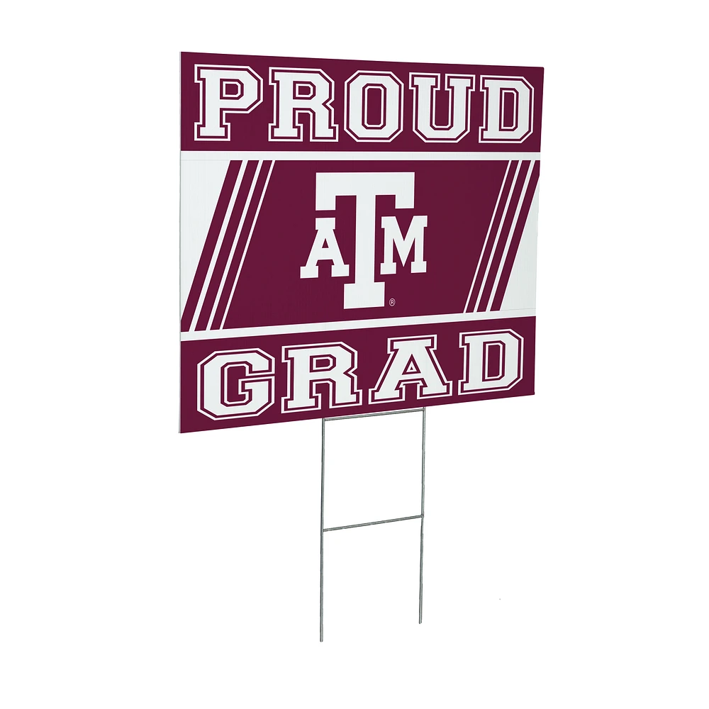 Texas A&M Aggies 24" x 18" Graduation Outdoor Yard Sign