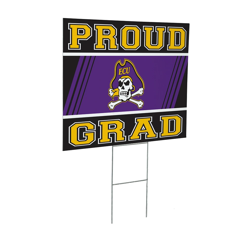 ECU Pirates 24" x 18" Graduation Outdoor Yard Sign
