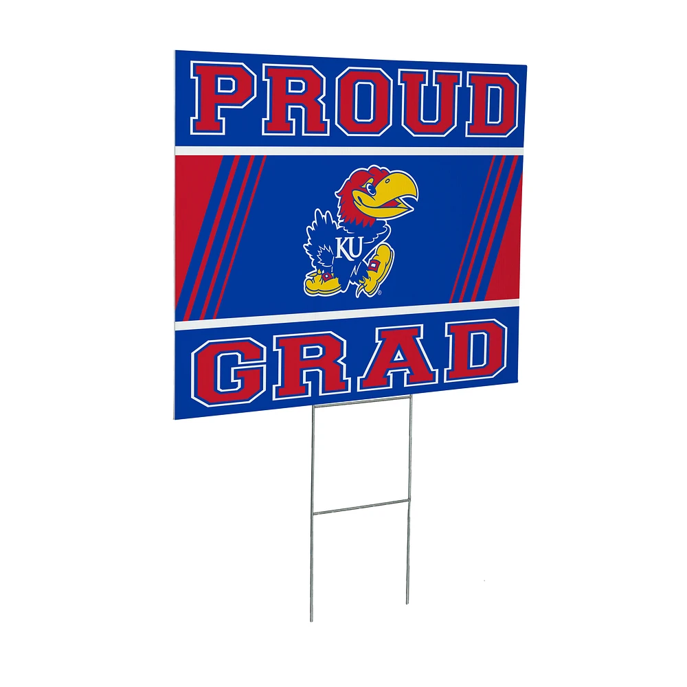 Kansas Jayhawks 24" x 18" Graduation Outdoor Yard Sign