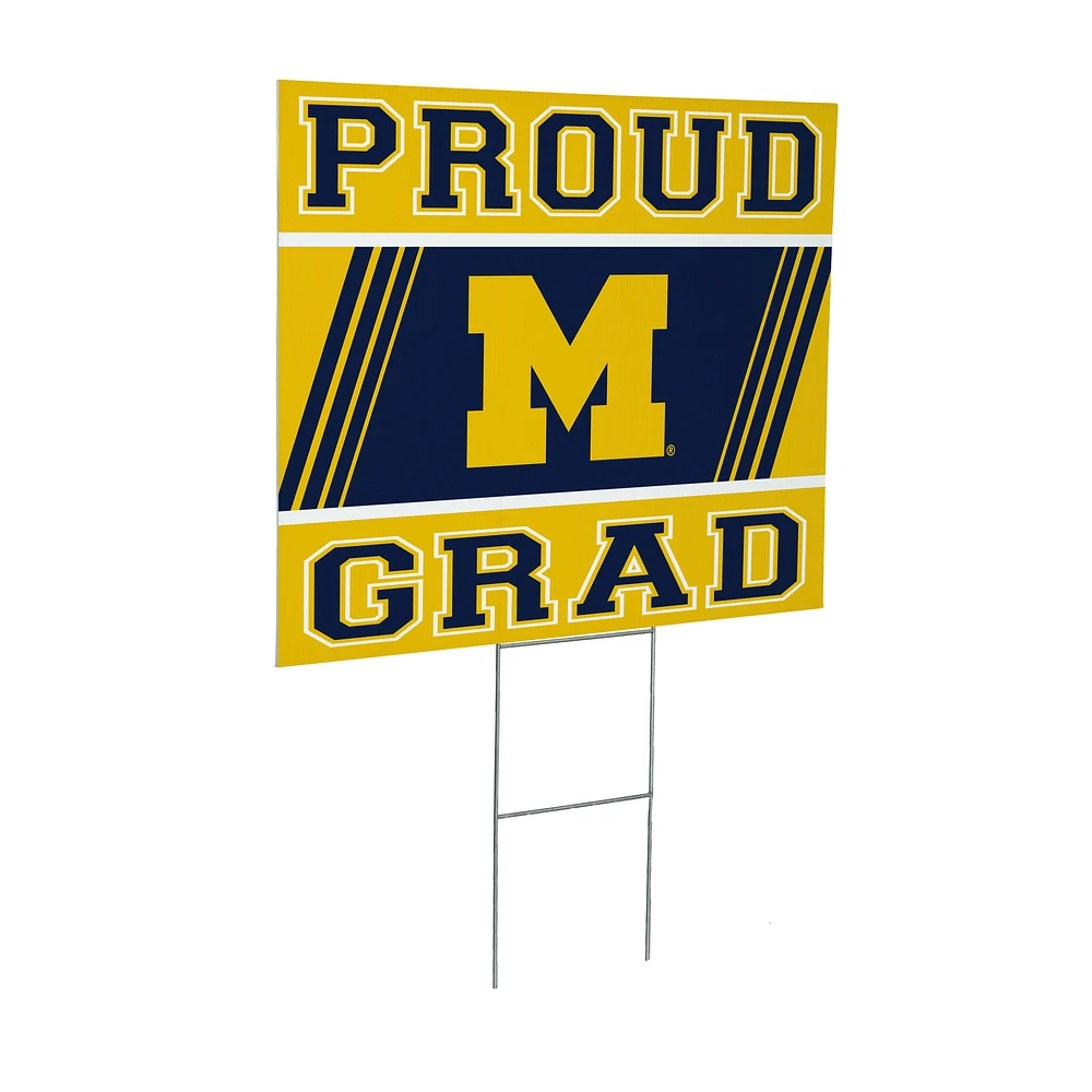 Michigan Wolverines 24" x 18" Graduation Outdoor Yard Sign