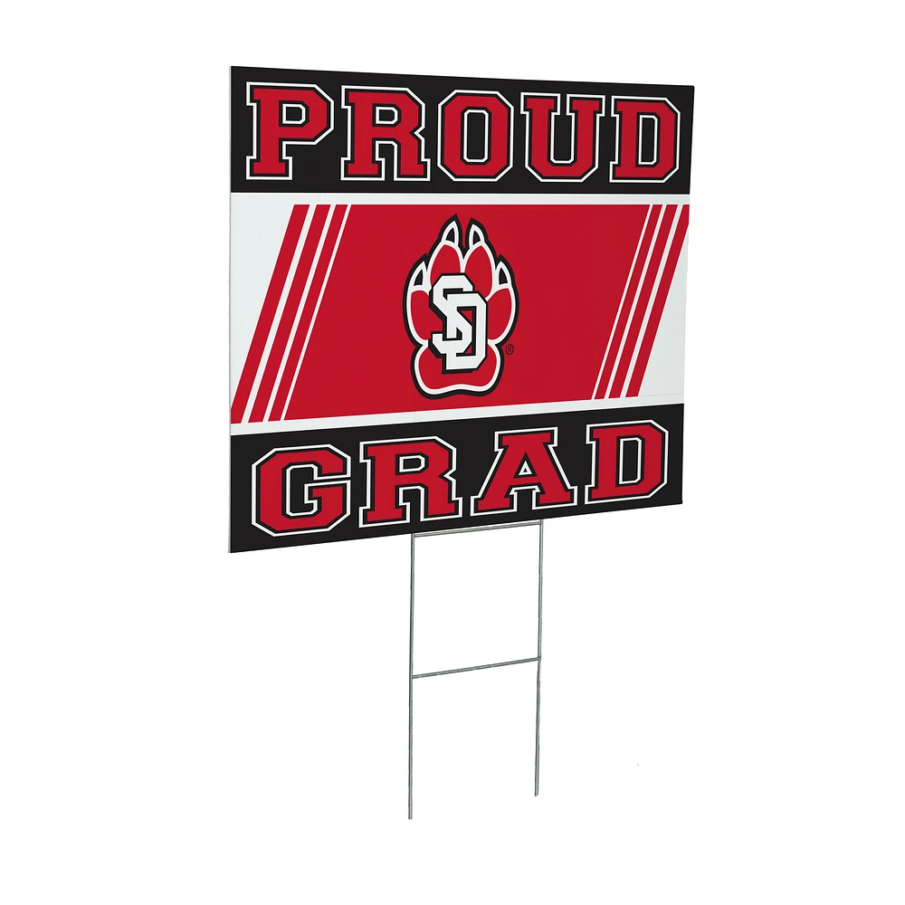 South Dakota Coyotes 24" x 18" Graduation Outdoor Yard Sign