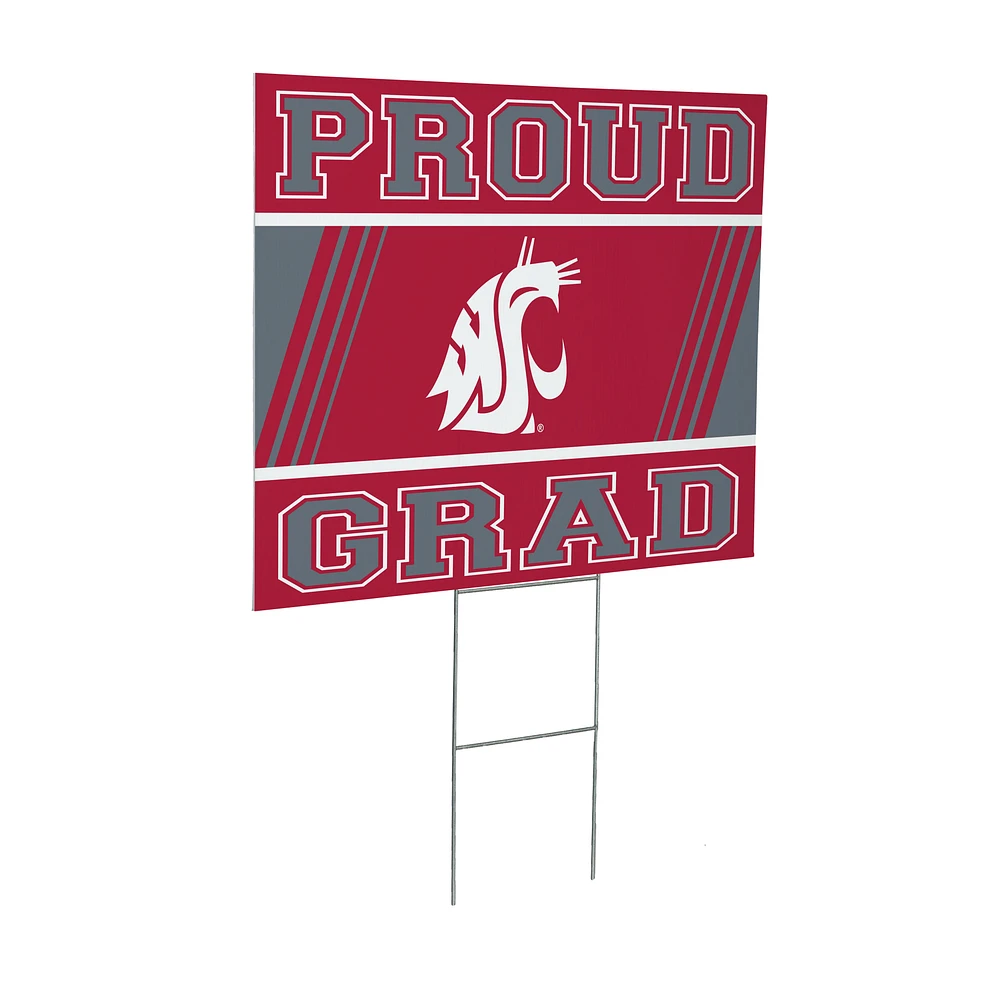 Washington State Cougars 24" x 18" Graduation Outdoor Yard Sign