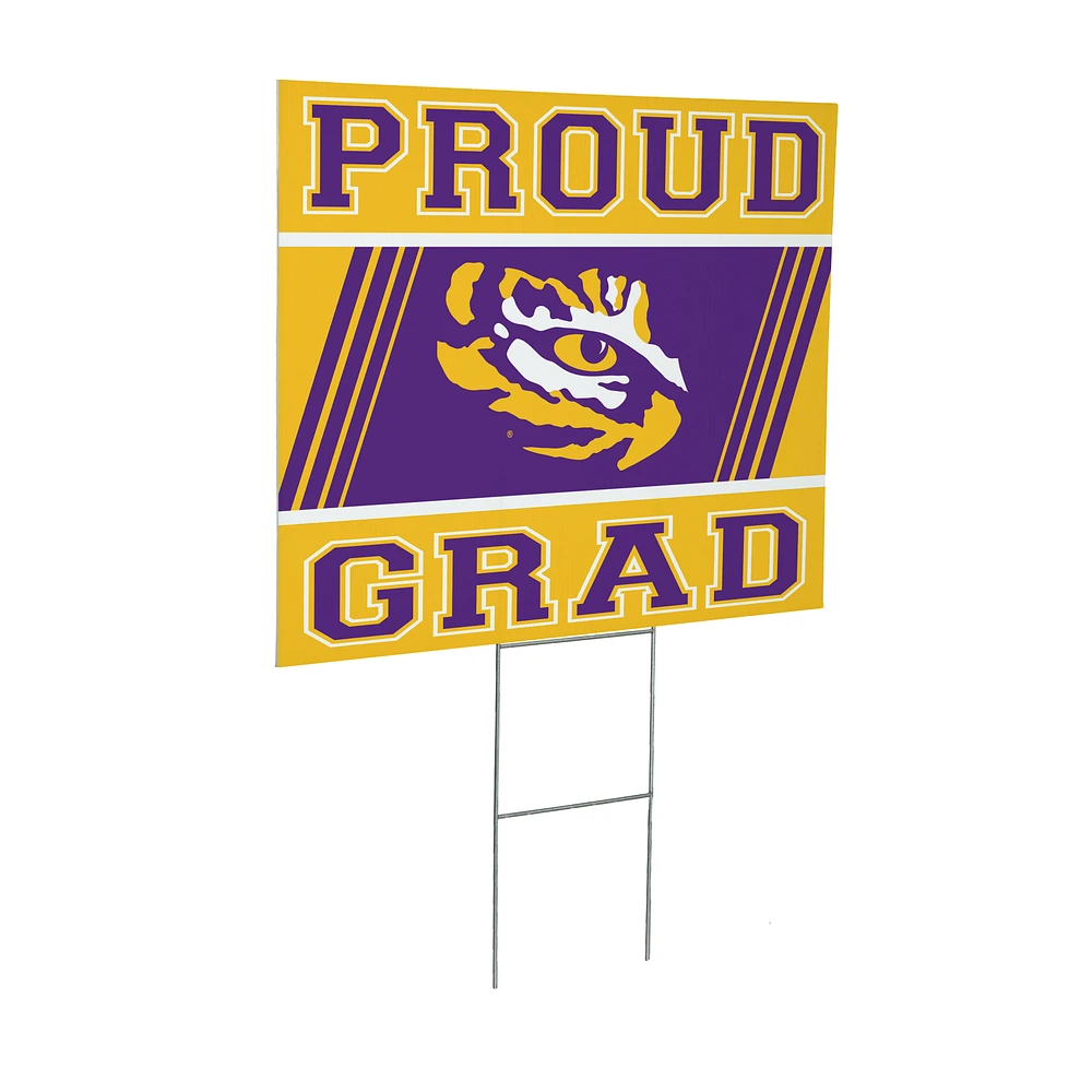 LSU Tigers 24" x 18" Graduation Outdoor Yard Sign