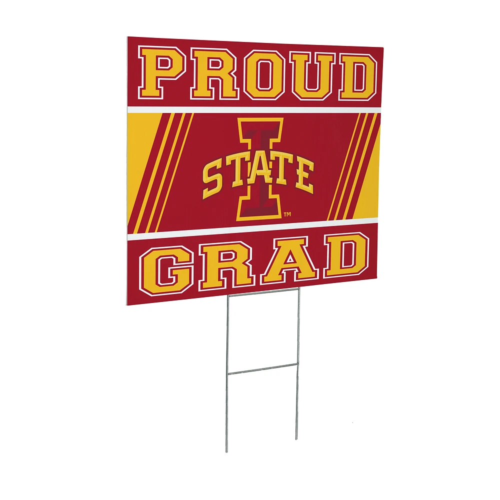 Iowa State Cyclones 24" x 18" Graduation Outdoor Yard Sign