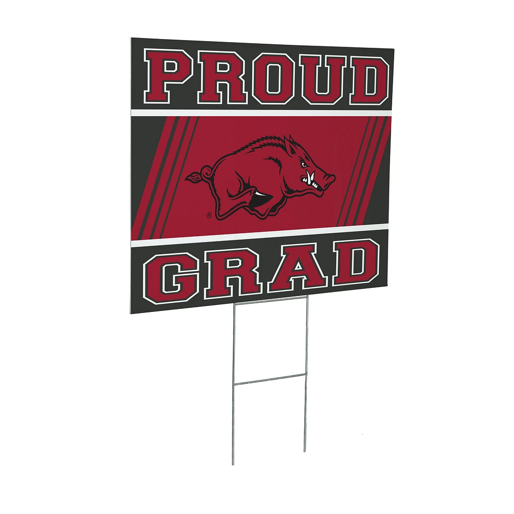Arkansas Razorbacks 24" x 18" Graduation Outdoor Yard Sign