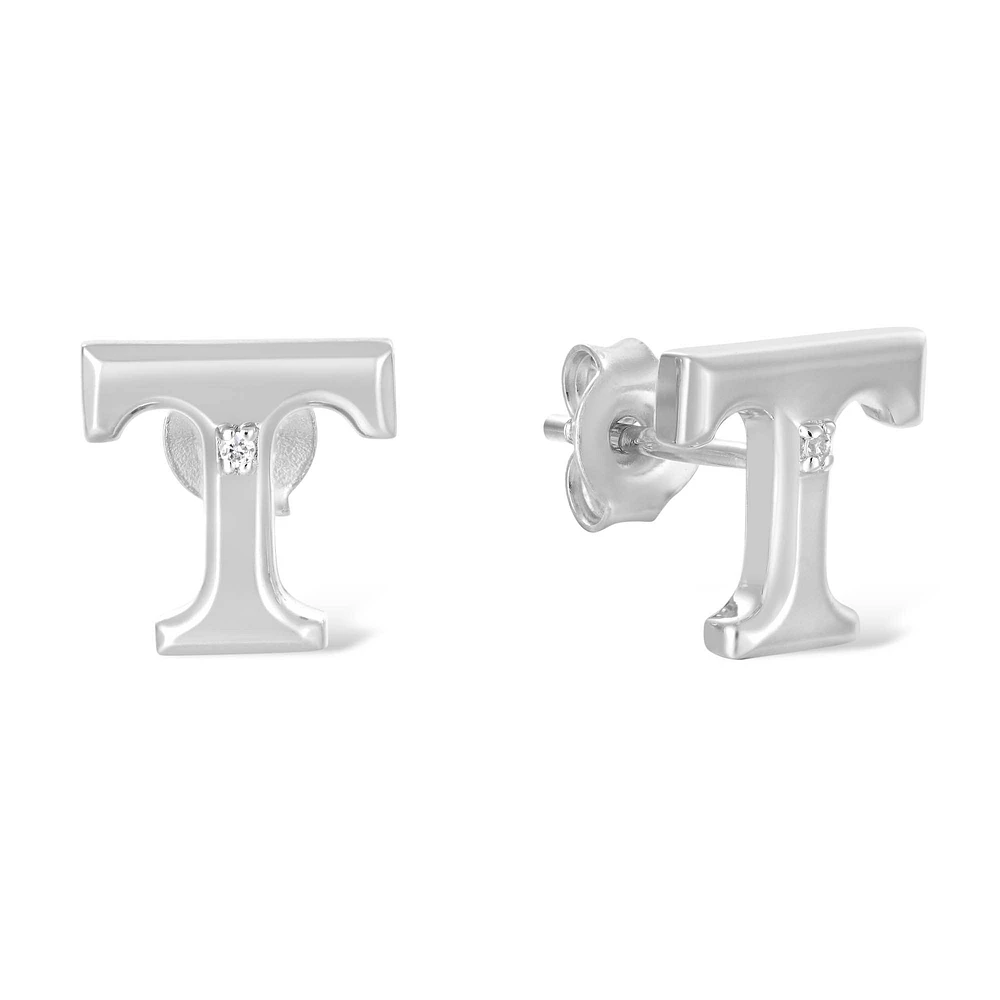FanDrip Tennessee Volunteers Diamond Accent Stud Earring