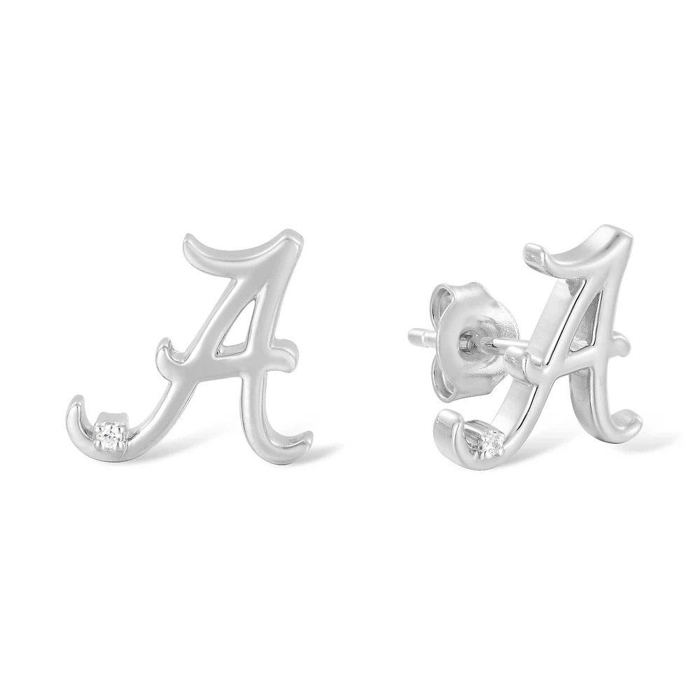 FanDrip Alabama Crimson Tide Diamond Accent Stud Earring