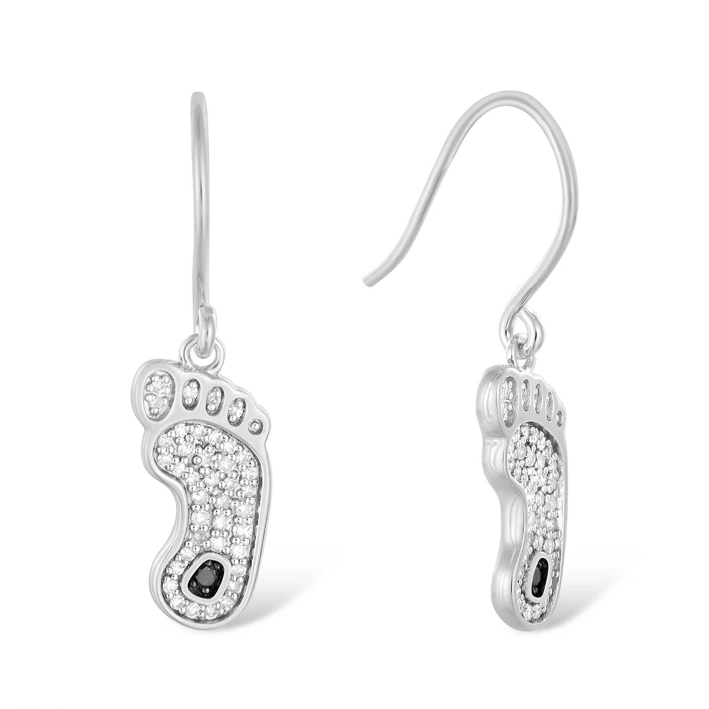 FanDrip North Carolina Tar Heels Diamond Dangle Earrings