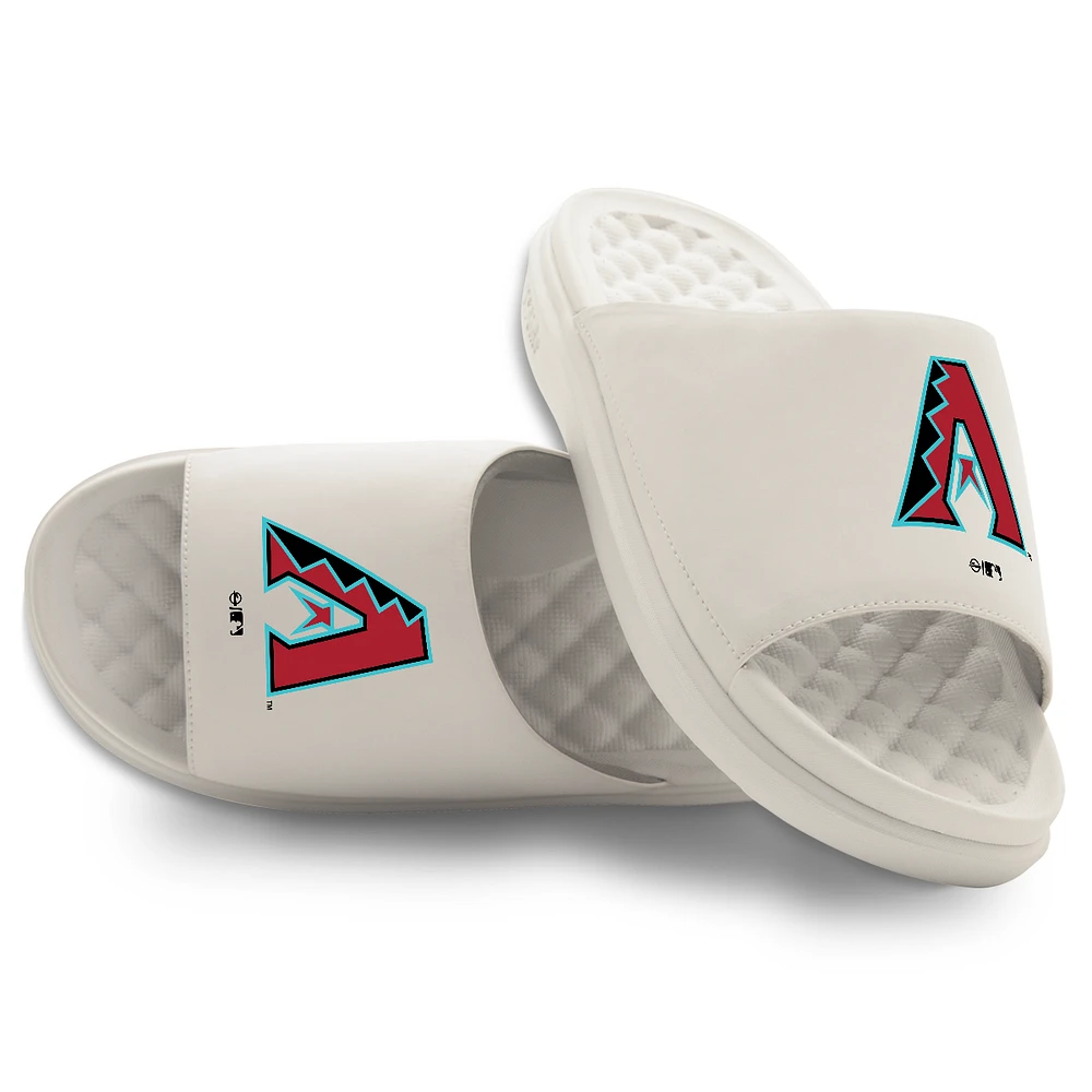 Youth ISlide Cream Arizona Diamondbacks Primary Motive Slide Sandals
