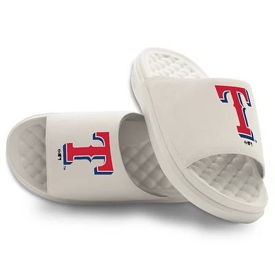 Youth ISlide Cream Texas Rangers Primary Motive Slide Sandals