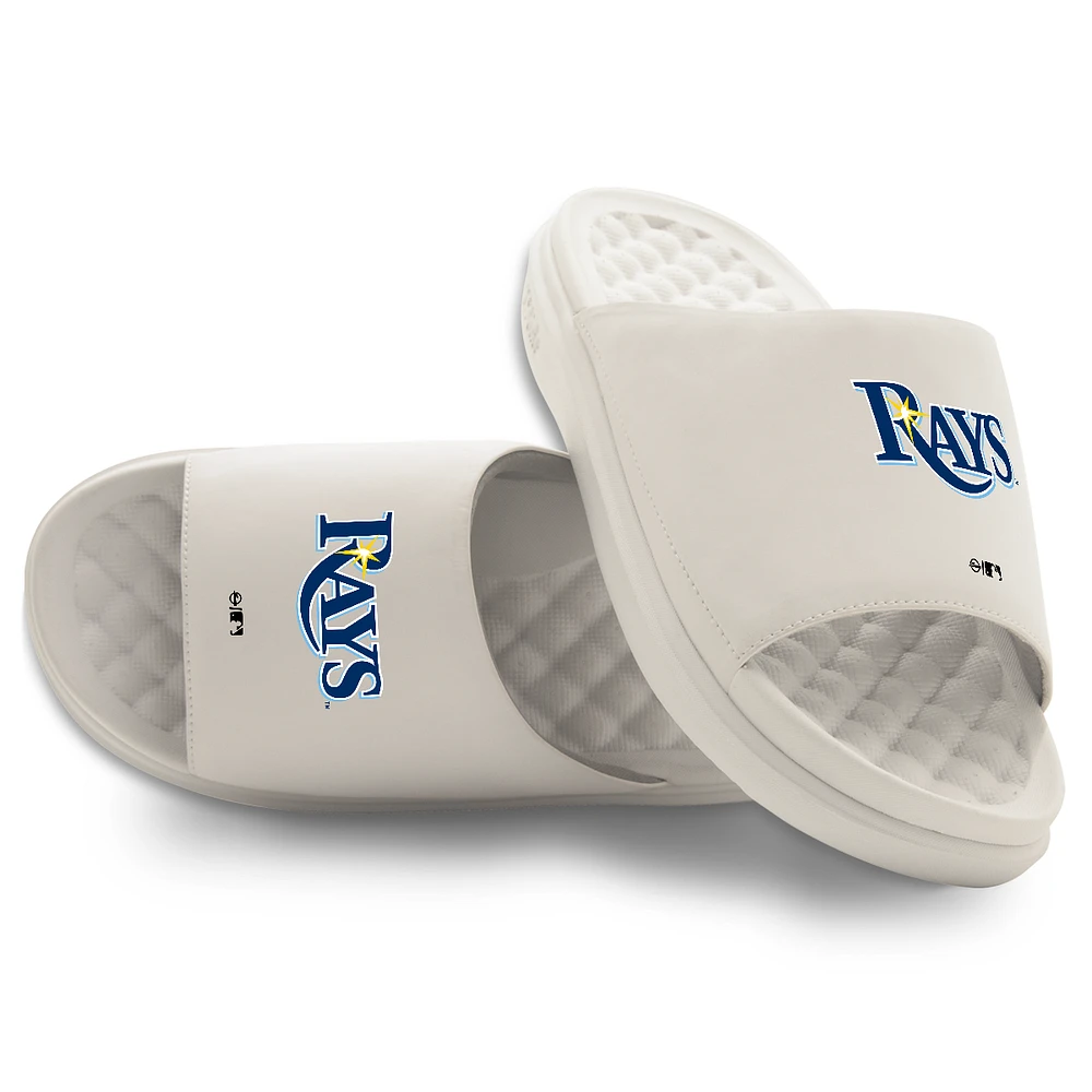 Youth ISlide Cream Tampa Bay Rays Primary Motive Slide Sandals