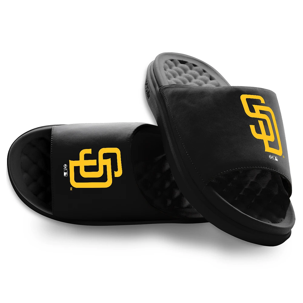 Youth ISlide Black San Diego Padres Primary Motive Slide Sandals