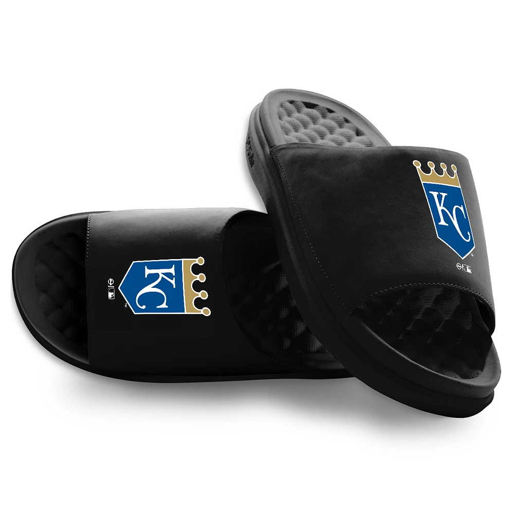 Youth ISlide Black Kansas City Royals Primary Motive Slide Sandals