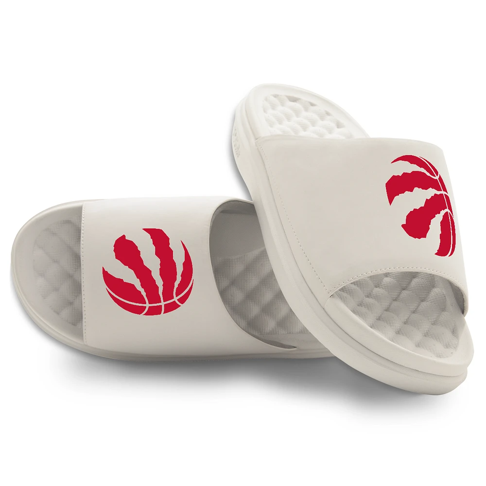 Youth ISlide Cream Toronto Raptors Primary Motive Slide Sandals