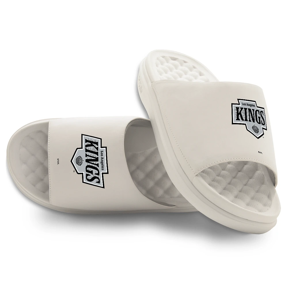 Youth ISlide Cream Los Angeles Kings Primary Motive Slide Sandals