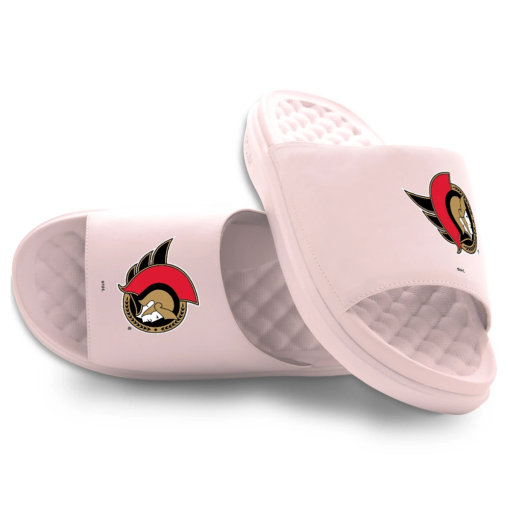 Youth ISlide Pink Ottawa Senators Primary Motive Slide Sandals