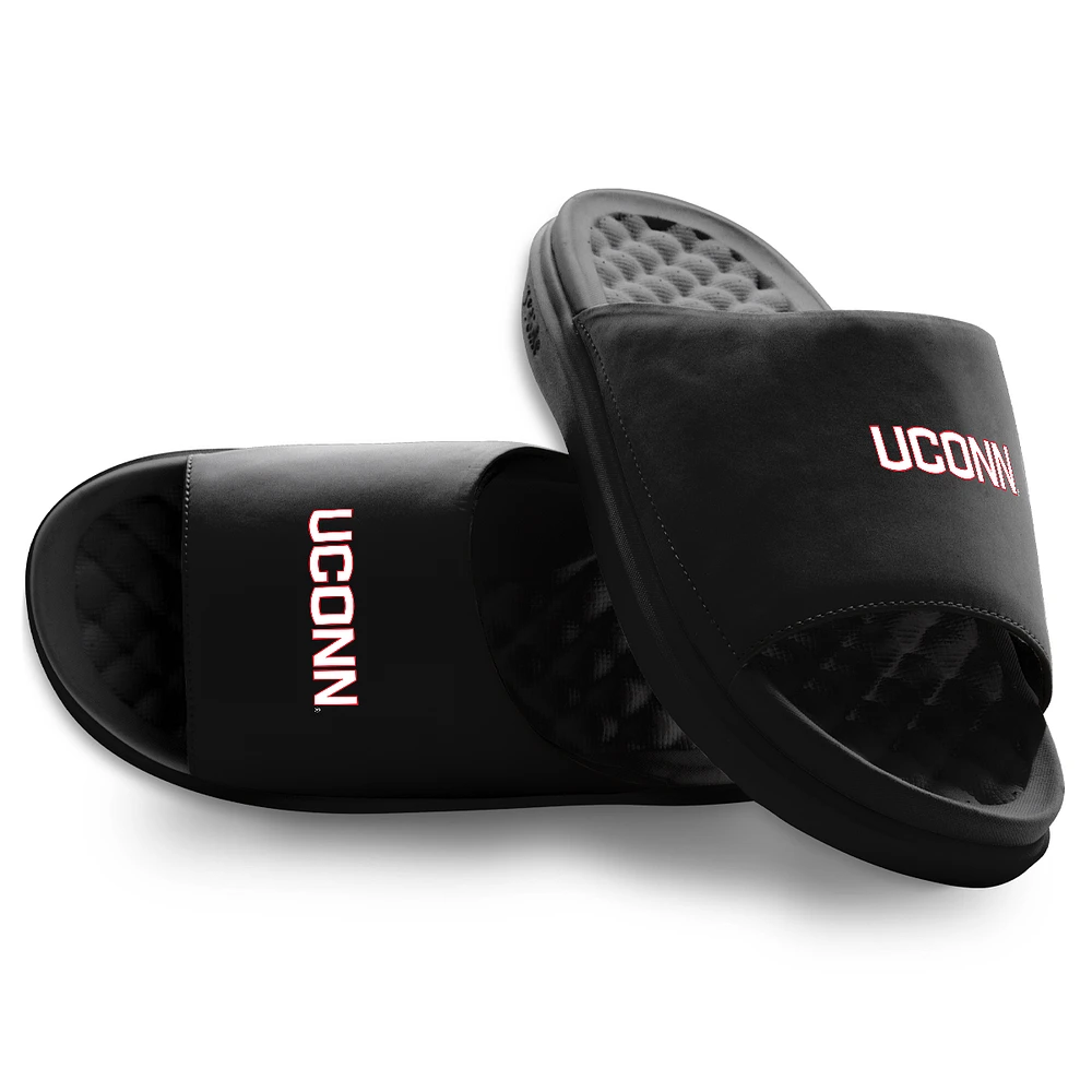 Youth ISlide Black UConn Huskies Primary Motive Slide Sandals