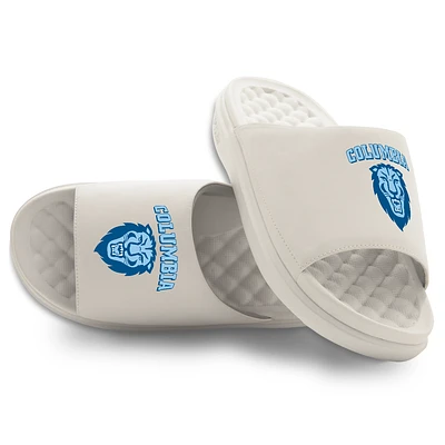 Youth ISlide Cream Columbia University Primary Motive Slide Sandals