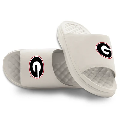 Youth ISlide Cream Georgia Bulldogs Primary Motive Slide Sandals