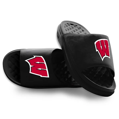 Youth ISlide Wisconsin Badgers Primary Motive Slide Sandals