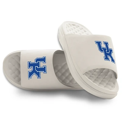 Youth ISlide Cream Kentucky Wildcats Primary Motive Slide Sandals