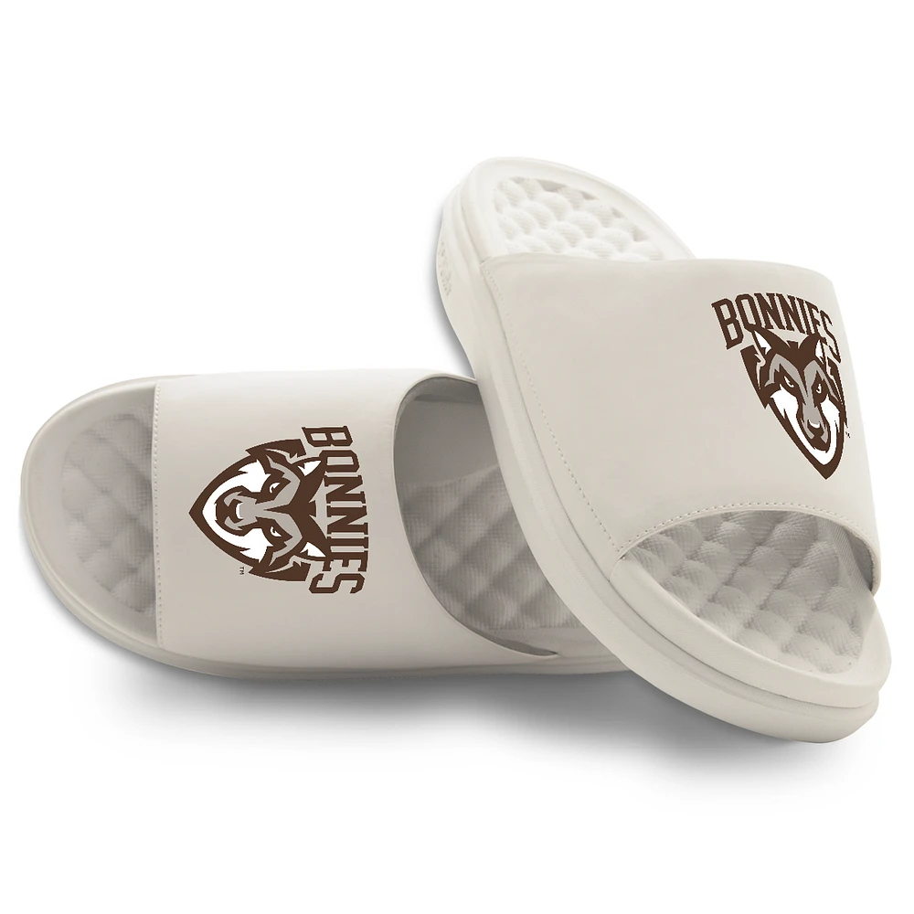 Youth ISlide Cream St. Bonaventure Bonnies Primary Motive Slide Sandals