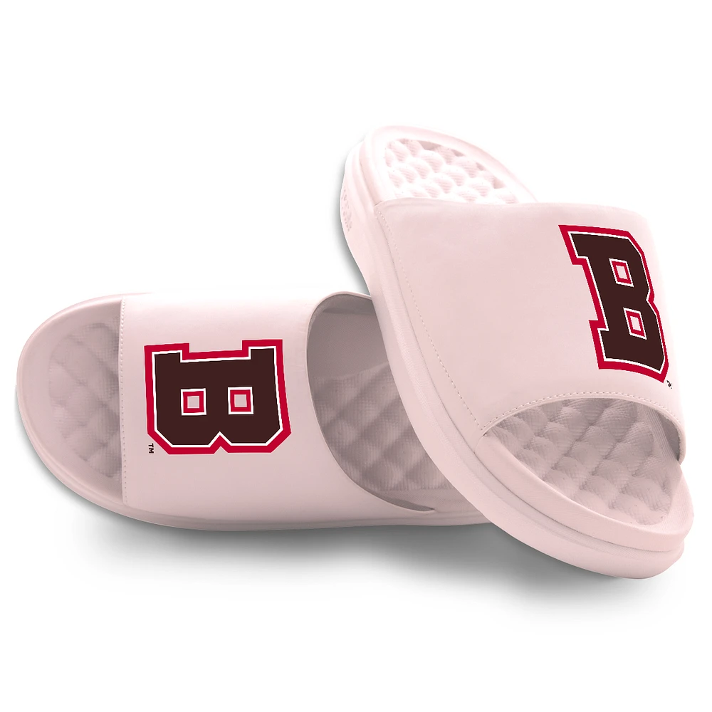 Youth ISlide Pink Brown Bears Primary Motive Slide Sandals