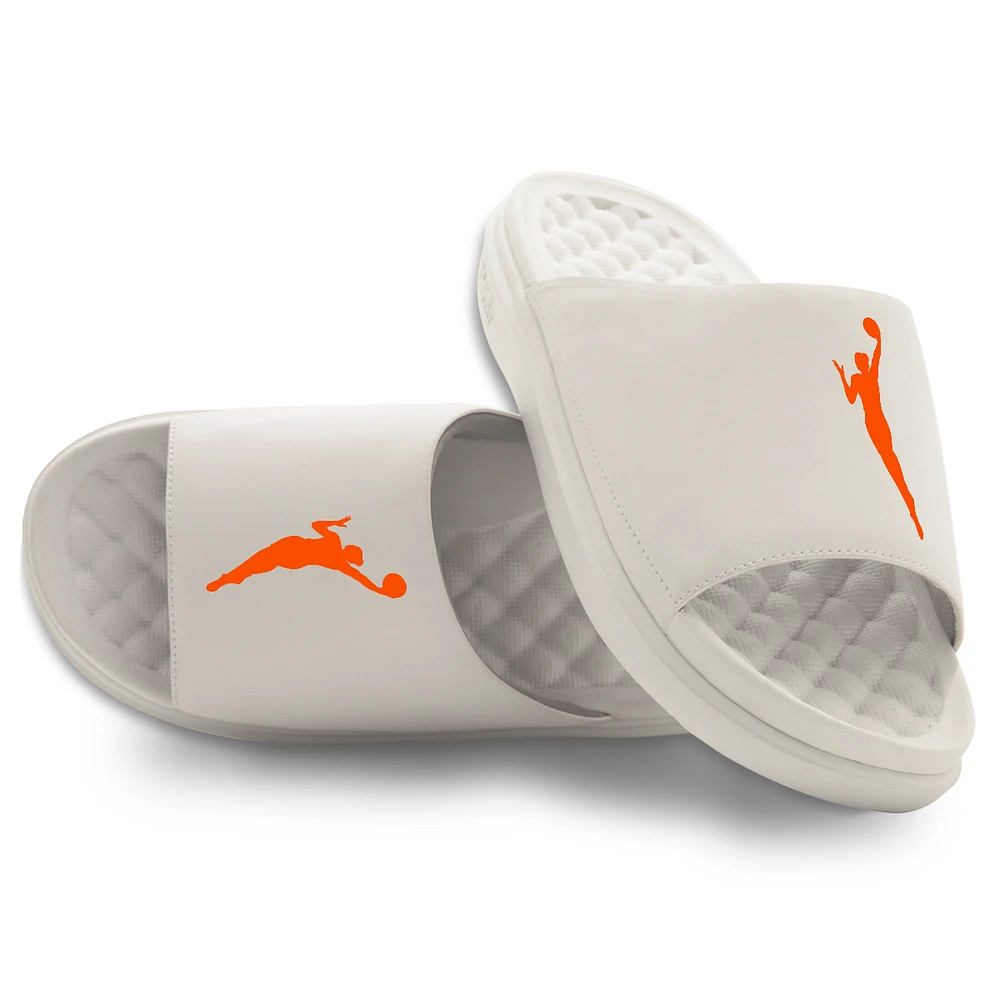 Youth ISlide Cream WNBA Gear Primary Motive Slide Sandals
