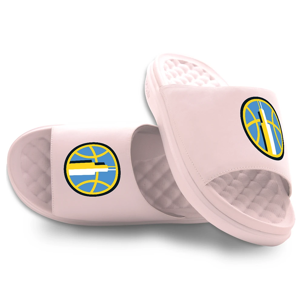 Youth ISlide Pink Chicago Sky Primary Motive Slide Sandals